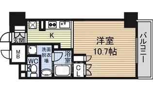 カスタリア栄【10階】の間取り