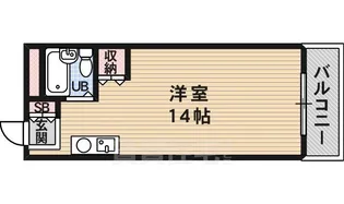 レディース・イン・セシリア【2階】の間取り