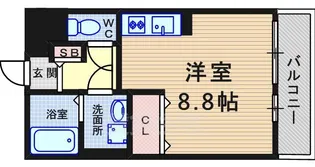 OTTS西ノ口【1階】の間取り