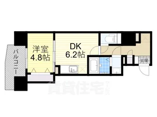 大阪府堺市堺区北瓦町2丁【マンション】の間取り