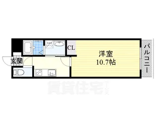 リバパレス鶴舞【9階】の間取り
