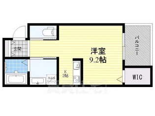 ディアコート矢田【1階】の間取り