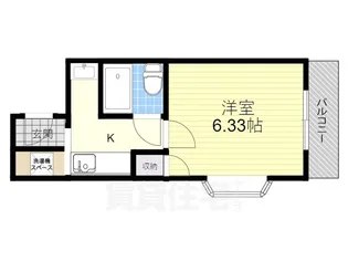 パレットマンション【1階】の間取り