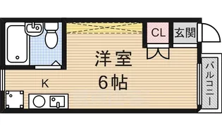 メゾンウェルス【2階】の間取り