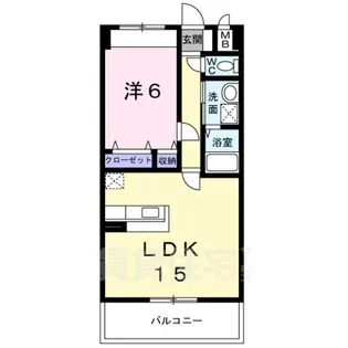 グランドールかさでら【5階】の間取り