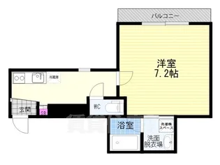 ラルゴ仁王門【3階】の間取り