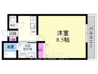 ラルゴ仁王門【4階】の間取り