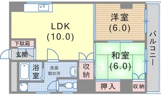 蓬莱ビル【1階】の間取り