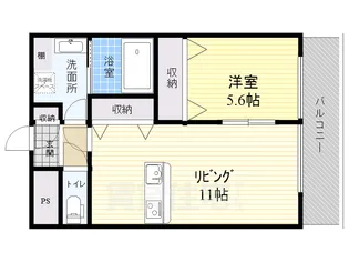 兵庫県伊丹市昆陽8丁目【アパート】の間取り