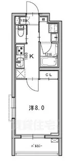 ロゼッタ北山【3階】の間取り