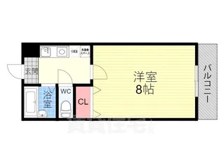 シャトールミエール【3階】の間取り