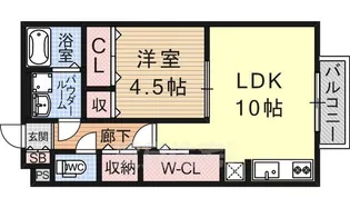 「瀬田メディエートプラザC棟」【1階】の間取り