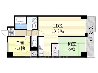 アーバン滝子【12階】の間取り