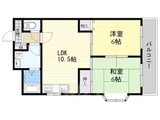 ミタカホーム8番【7階】の間取り