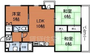 ヴィラ・エイト・サイト諏訪森【3階】の間取り