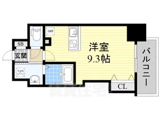 ラグゼ新大阪4【12階】の間取り