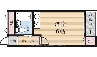 PALMIZIO平野西2【5階】の間取り