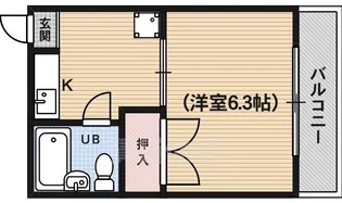 ハイツブルーム【2階】の間取り