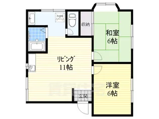 サンハイツ【2階】の間取り