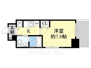 レジディア丸の内【9階】の間取り