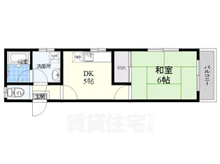 皆川ビル【3階】の間取り