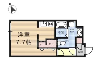 愛知県名古屋市千種区内山2丁目【マンション】の間取り