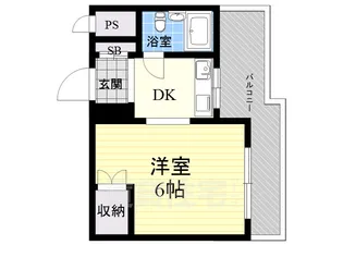 モンセリーチェ甲東園【4階】の間取り