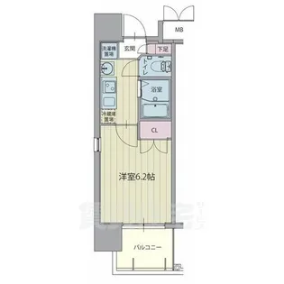 愛知県名古屋市西区花の木3丁目【マンション】の間取り