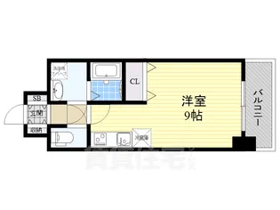 アレーヌコート金山【8階】の間取り