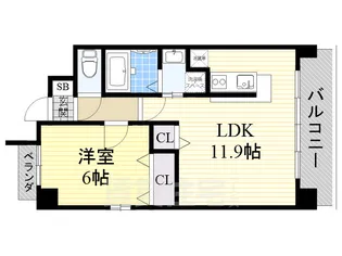 SCHLOSS菊園【4階】の間取り