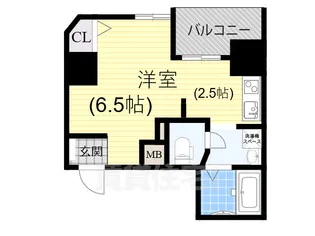 グランパシフィック毛馬【3階】の間取り