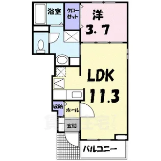 フリーデ グランツ【1階】の間取り