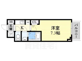 S-RESIDENCE千種【6階】の間取り
