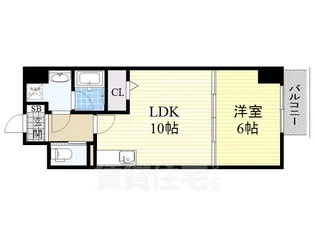 HF名駅北レジデンス WEST【6階】の間取り