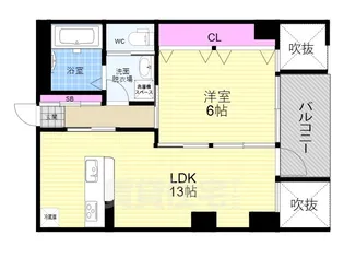 アベビル【3階】の間取り