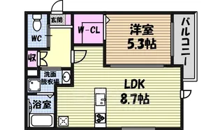 Evergarden千種II【2階】の間取り