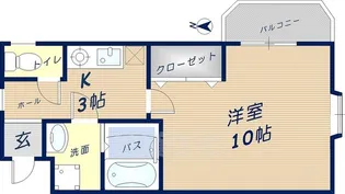 デルフコート【2階】の間取り