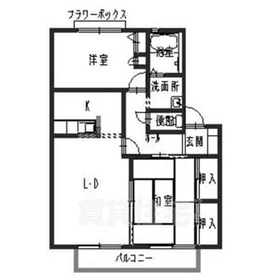 シャルマンカマダ【2階】の間取り