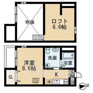 Vail(ヴェイル)【2階】の間取り