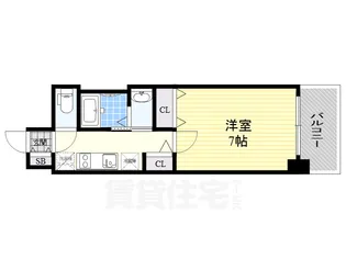 エステムコート名古屋栄プレシャス【11階】の間取り