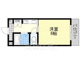 1Rの間取り画像