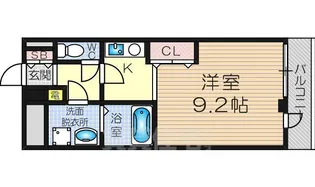 十三本町ウインズマンション2【6階】の間取り