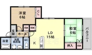ヴィラパークB棟【2階】の間取り