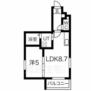 MOVE堀田WEST【2階】の間取り