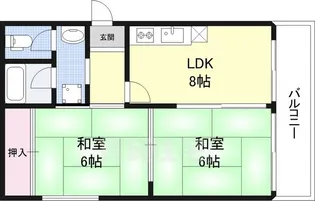 野本ビル【5階】の間取り