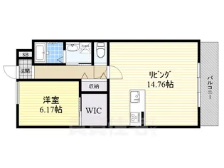 イル フィオーレ松原【5階】の間取り