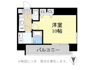プレサンスTHE栄【12階】の間取り
