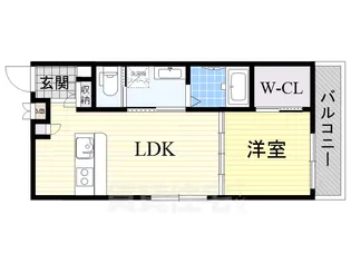 大阪府豊中市利倉東1丁目【アパート】の間取り