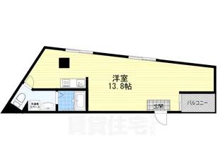 ラークスパ岡町【3階】の間取り