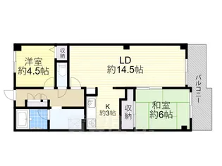 大阪府豊中市待兼山町【マンション】の間取り